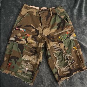 GALLERY DEPT. CAMO SHORTS !! SIZE 25 MENS